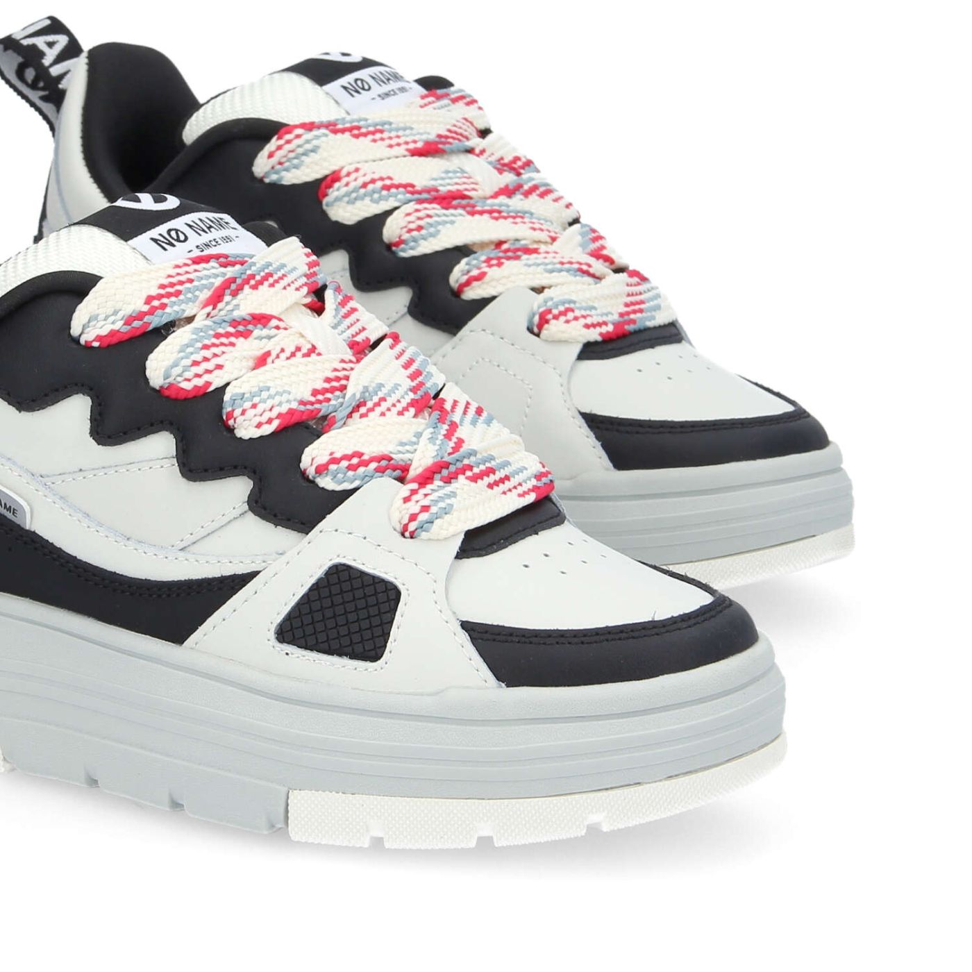 NOLLIE SNEAKER W  -  NAPPA/NUB/NAPPA  - BIANCO SPORCO/NERO